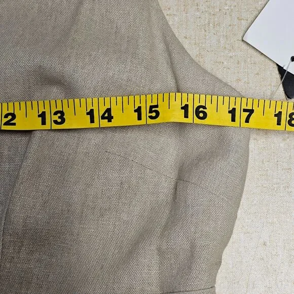Vintage KS Coll Womens Linen Blend Dress Size 10 Old Money Classic Office - Picture 9 of 11